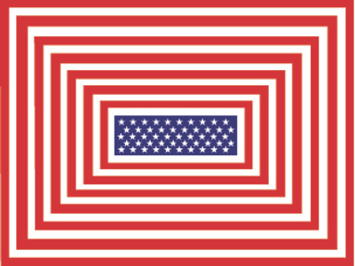 USA USA USA america flag rebranded stars trapped usa