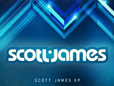 Scott James EP Album Sketch album cover dj photoshop
