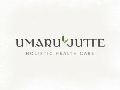 Umaru Jutte care health herbal holistic leaf logo medicine natural nature organic