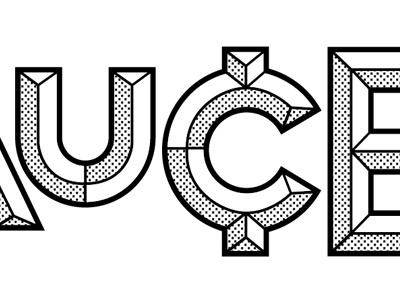 Type Treatment 001 halftone rob angermuller type typography