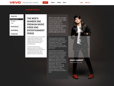 Got Me Seeing Red lambert landing page music red shoes