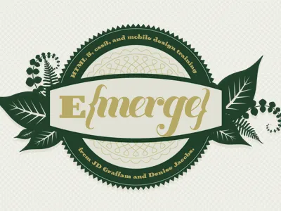 Emerge Early Branding Thought green logo organic type