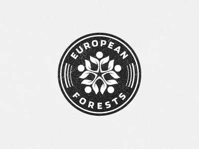 European Forests alliance badge cresk crest emblem european forests health icon designer iconographer iconography identity designer logo designer nature symbol designer wildlife