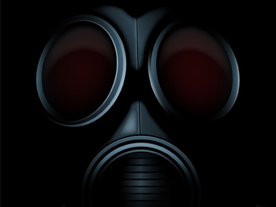 Gas Mask art icon illustration mask vector