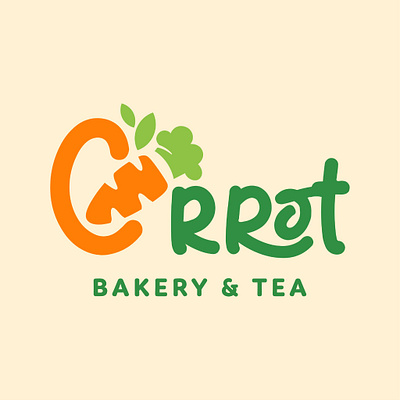 CARROT BAKERY & TEA LOGO DESIGN branding identity logo design