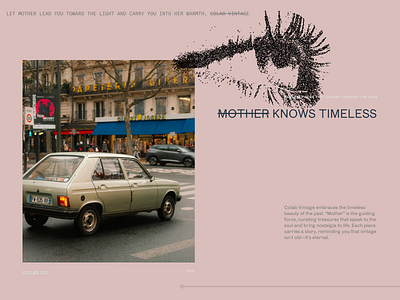 mother is timeless. branding design graphic design typography