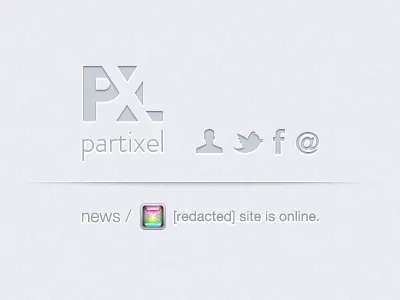 Interim Partixel Micro About Site about micro portfolio site website