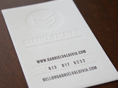 New Business Cards!! business cards design letterpress