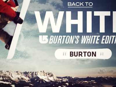 Back To White burton fake campaign