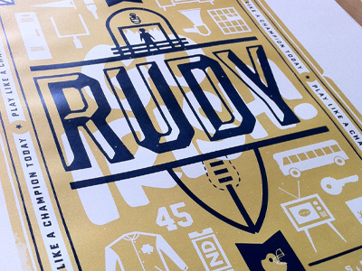 Rudy Prints film illustration poster