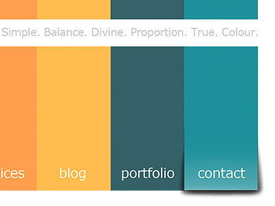 Capital G Design - Nav Hover button hover navigation web