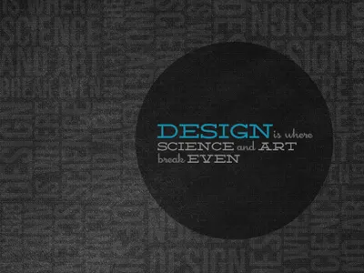 Design Quote Poster (#2) blue deming quote typography