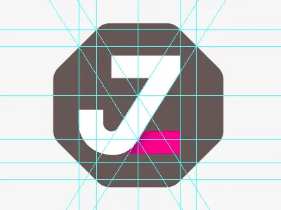 Alignment logo monogram type