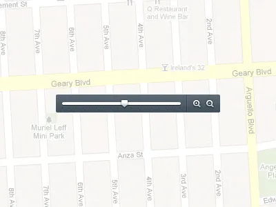 Map controls element maps zoom in zoom out