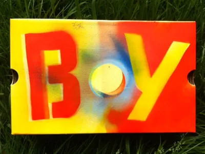 Boy stencil type