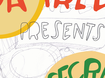 Sketch taken into Illustrator colour drawing illustration illustrator lines sketch typography