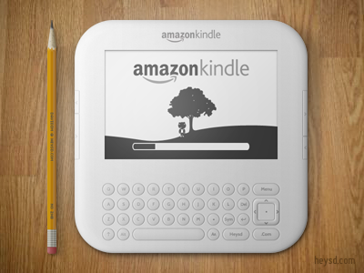 Amazon Kindle icon amazon apple david im hd heysd icon ios iphone iphone 4 kindle photoshop retina white