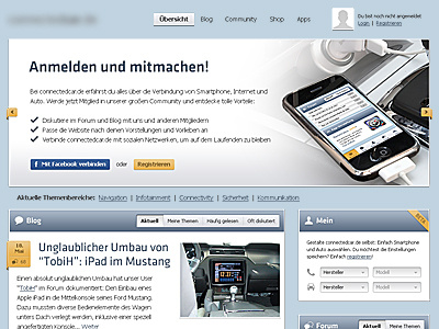 Car Connectivity Portal Fullview ux