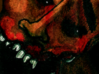 Watercolor Zombie illustration photoshop watercolor zombie