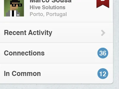 iOS User Account pt.II badge ios ios list iphone list profile texture user user account