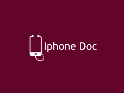 Iphone Doc all4leo clever logo design doc doctor doctor logo icon iconic ipad iphone iphone logo ipod logo design medicine phone logo smart logo smartphone spain typography valencia