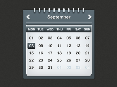 Calendar calendar ui