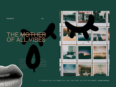 mother is a vibe. branding design graphic design typography