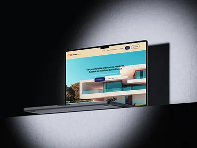 Layyina Architecture Landing Page Design landing page landing page design ui uiux ux web design