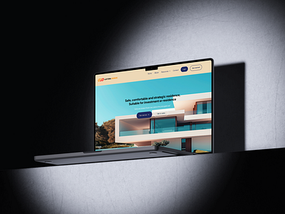 Layyina Architecture Landing Page Design landing page landing page design ui uiux ux web design