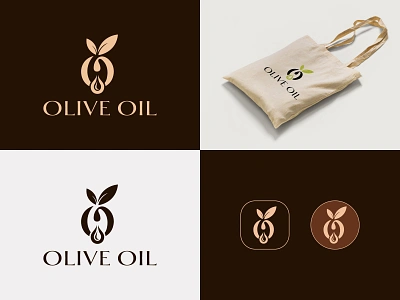 Olive Oil logo Design, Brand Identity brand brand identity brand mark branding creative logo design graphic design green nature healthy leaf logo logo logo design modern logo nature oil logo olive olive oil olive tree organic vintage