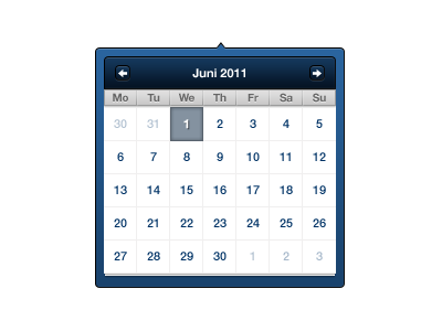 Calendar cal element ical jquery ui tsl ui web app