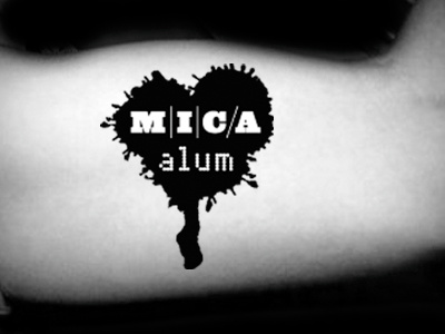 MICA Alum Tattoo higher ed tattoo