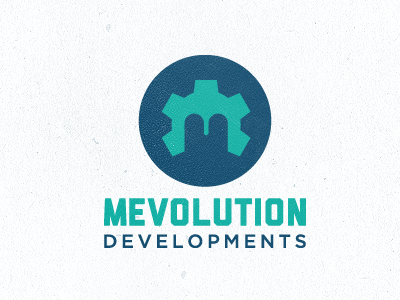 Mevolution Final Logo blue circle developments final gear gladiator green helmet logo m mark mevolution retro