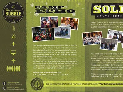 Casowasco Promo design for youth green