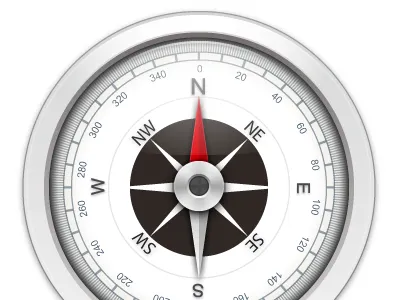 Compass White app icon