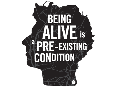 Pre-existing condition icon illustration politics