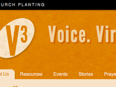 V3 helvetica league gothic orange