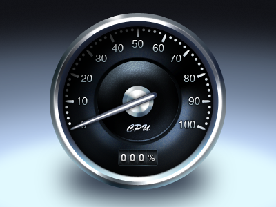 ws CPU gauge chrome cpu gauge