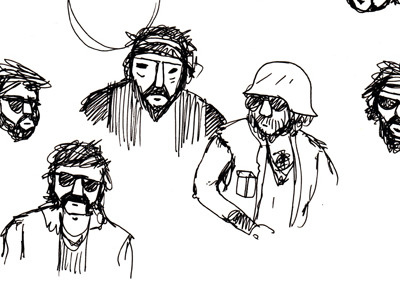 Hells Angels character studies characters hells angels illustration