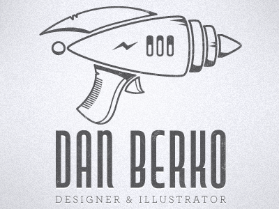 Zzzaaaaaaapp!! brand danberko icon identity illustration logo outline portfolio ray gun raygun retro