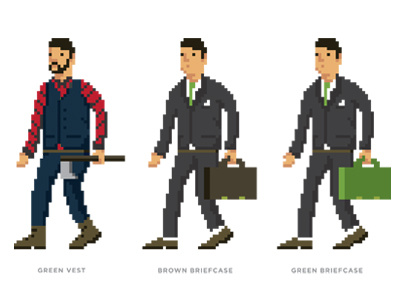 Shave and a Haircut illustration pixel