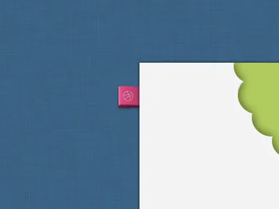 Tiny Dribbble ribbon dribbble ribbon tag textile texture