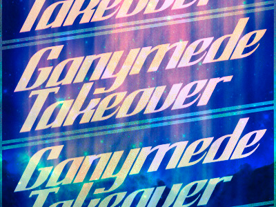 Free Typeface - Ganymede Takeover font free ganymede sci fi type typeface typography