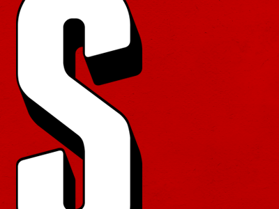 S franchise letter s typography
