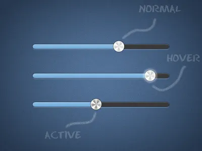 Slider Bars (PSD) bars blud blue colour freeeeee fucked glow gradient hard i init knobs metal michaelgreenisafag mum psdinit shiny so yayayayayyay your