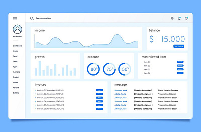 UI Dashboard Design branding logo ui