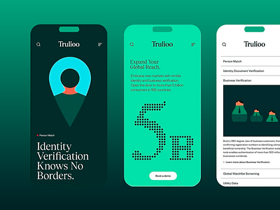 Trulioo Mobile App app app design application application design dwsign functional identity mobile mobile app mobile application modern modern styled style ui user user interface ux ux ui verification verifying