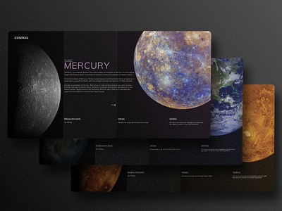 Cosmos Planets Web design branding cosmos design designer earth figma graphic design illustration logo mercury minimalist design planets solar system ui ux vector