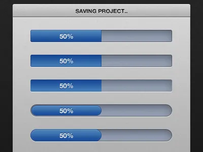 Progress bars progress bar ui web app