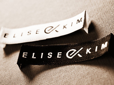 Elise Kim Clothinglabels clothing labels design embroidered fashion fashion logos icon designer iconographer iconography identity designer logo logo designer market textile labels symbol designer woven labels